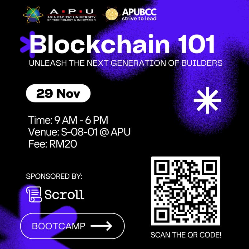 Cover Image for Blockchain 101 Bootcamp: Unleash the Next Generation of Builders