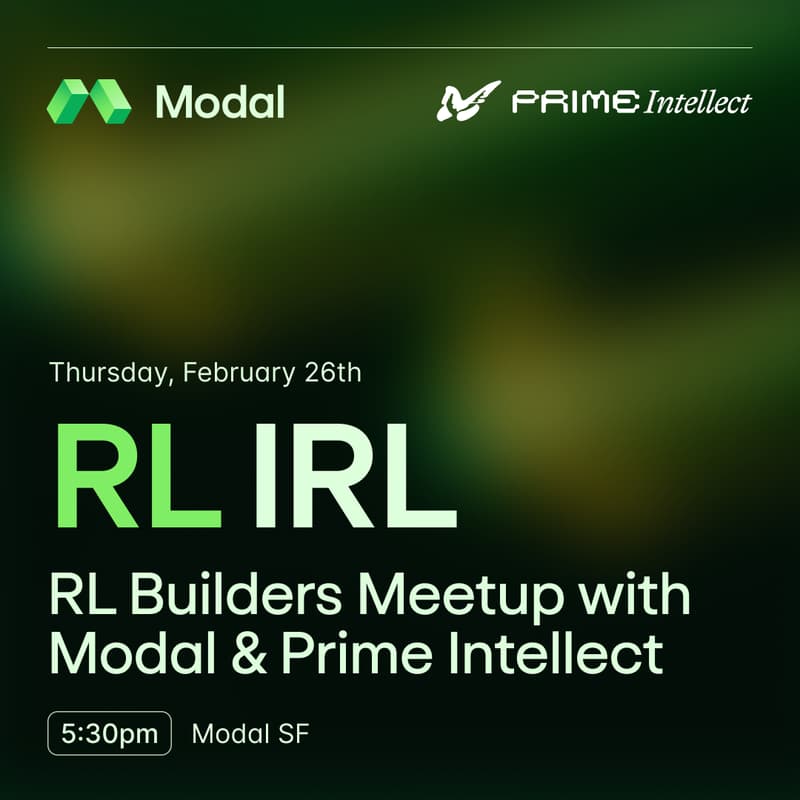 Cover Image for Reinforcement Learning with Modal and Prime Intellect
