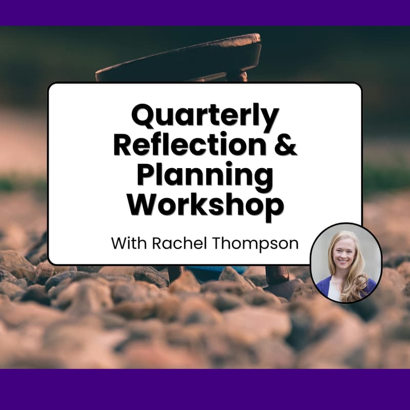 Cover Image for Quarterly Reflection & Planning Workshop