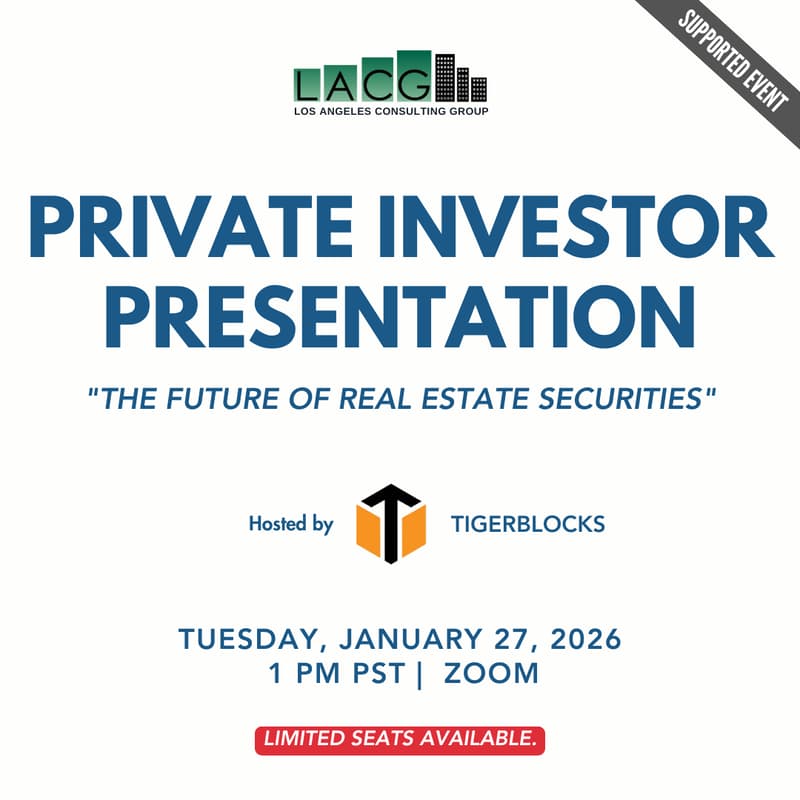 Cover Image for January 27: Private Investor Presentation
