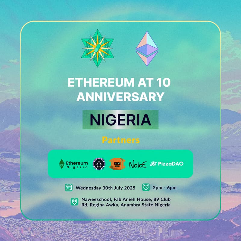 Cover Image for Celebrating Ethereum At 10 - Greenpill Nigeria (AWKA EDITION)