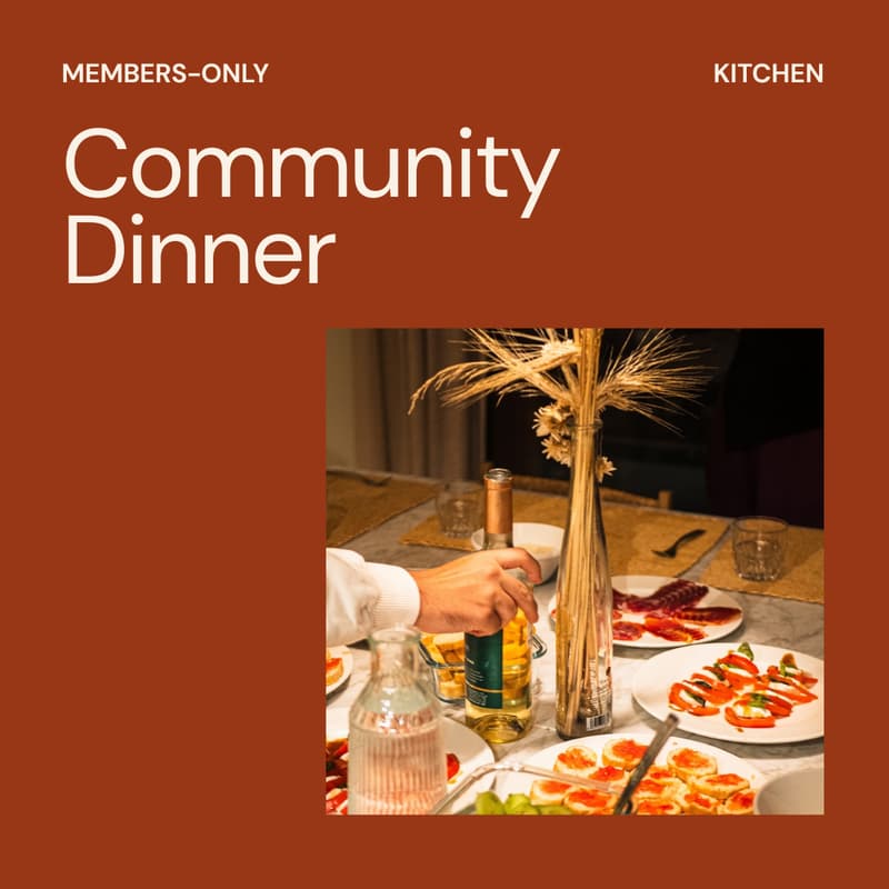 Cover Image for Community Dinner Night @ Circles House – Members Only