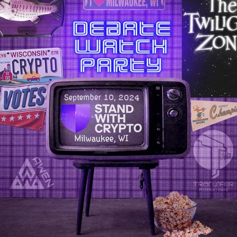 Cover Image for Crypto Votes WI: Debate Watch Party 💜