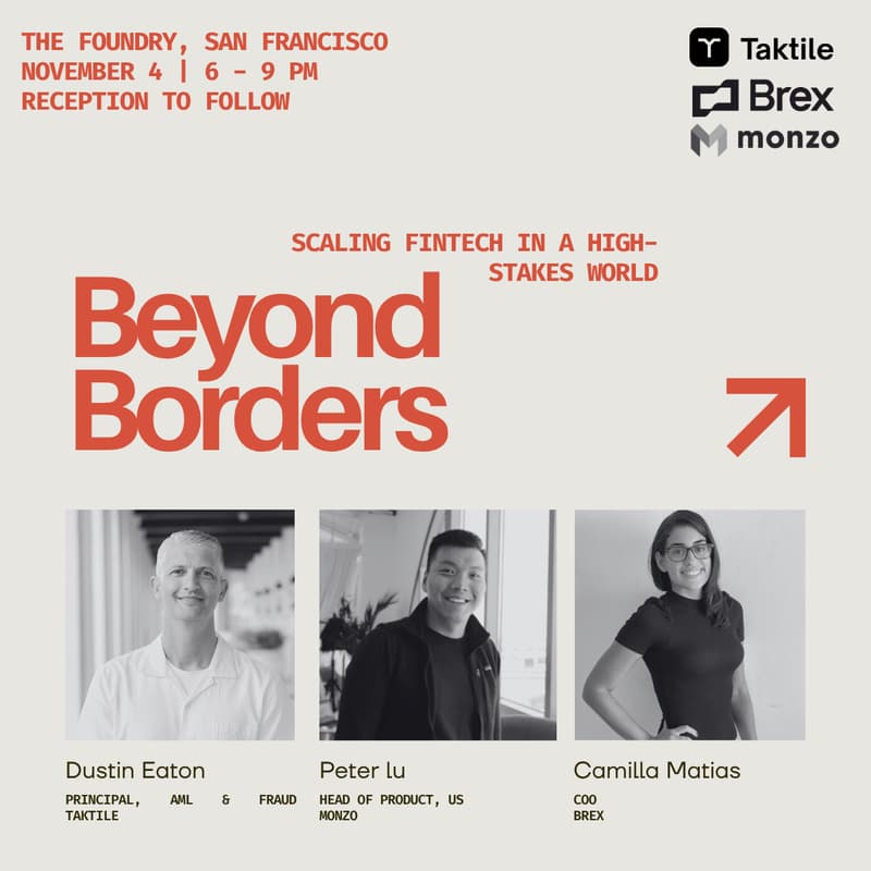 Cover Image for Beyond Borders: Scaling FinTech in a High-Stakes World | Panel & Happy Hour