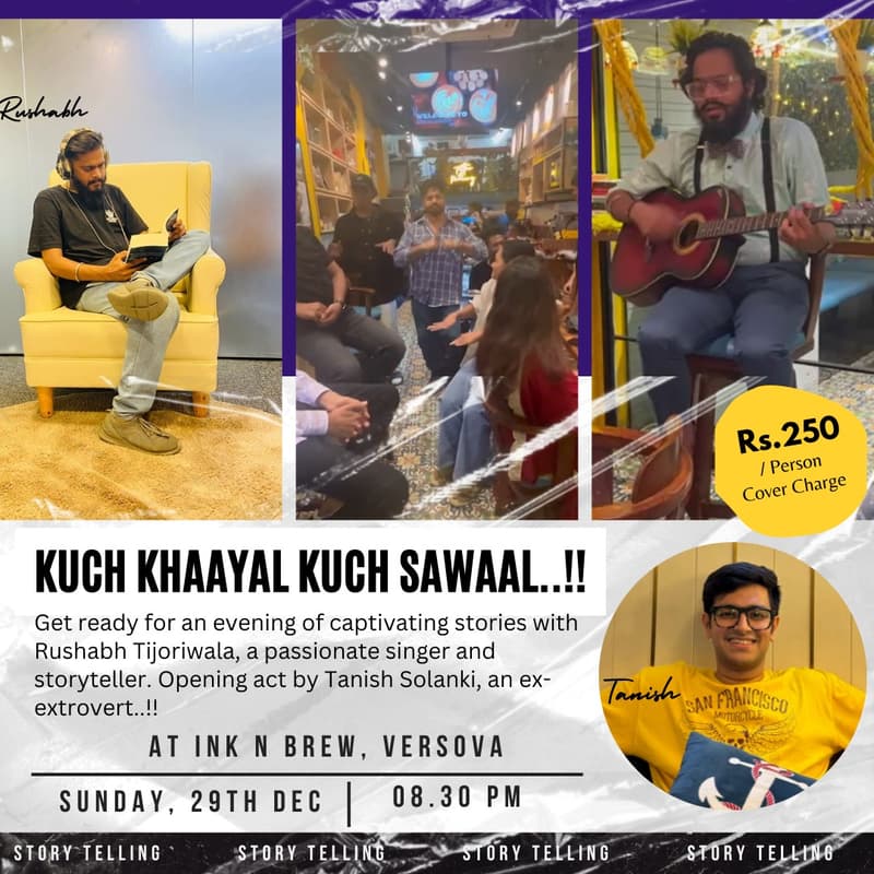 Cover Image for An Evening of Captivating Stories and Music..!!