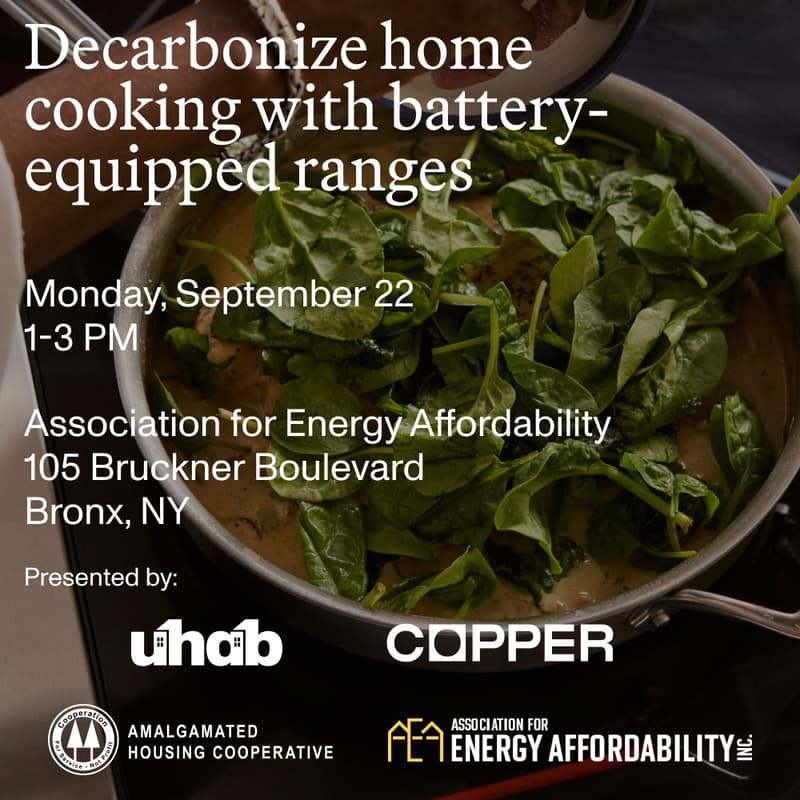 Cover Image for Decarbonize home cooking with battery-equipped ranges