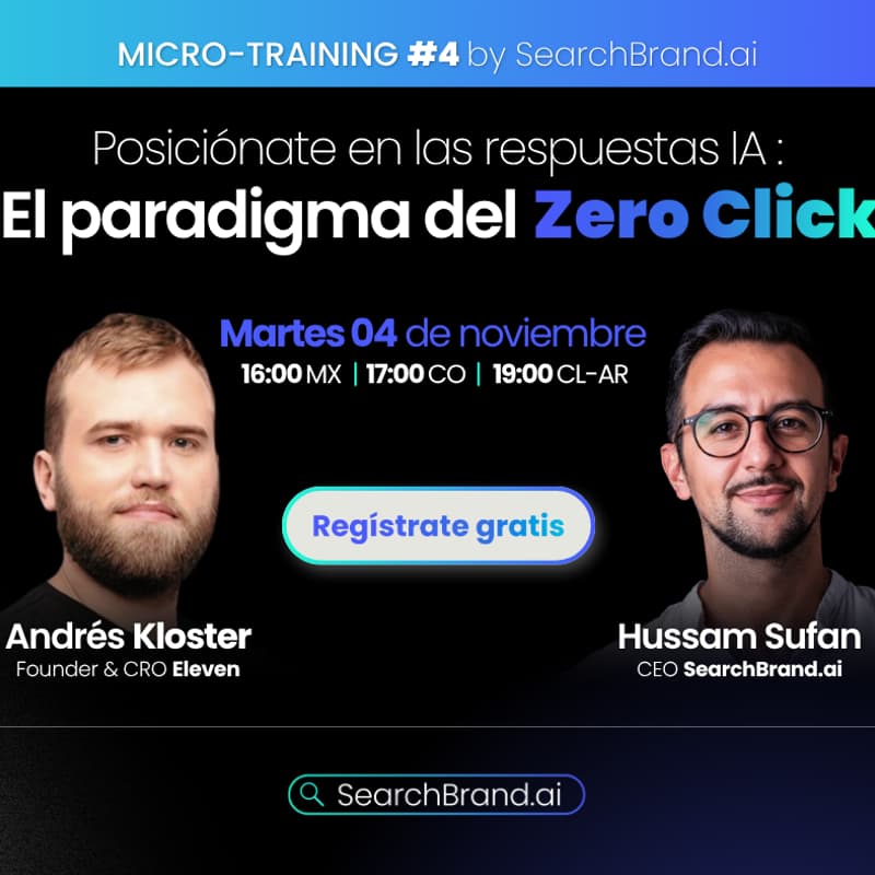 Cover Image for Micro-Training #4 | Posiciónate en las respuestas IA: El paradigma del Zero Click