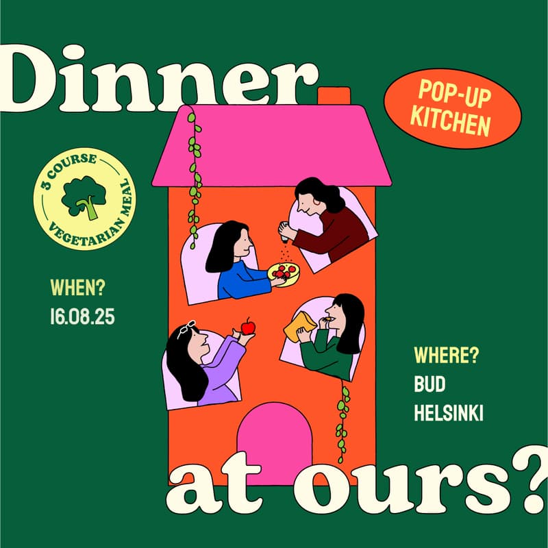 Cover Image for Dinner at ours...?