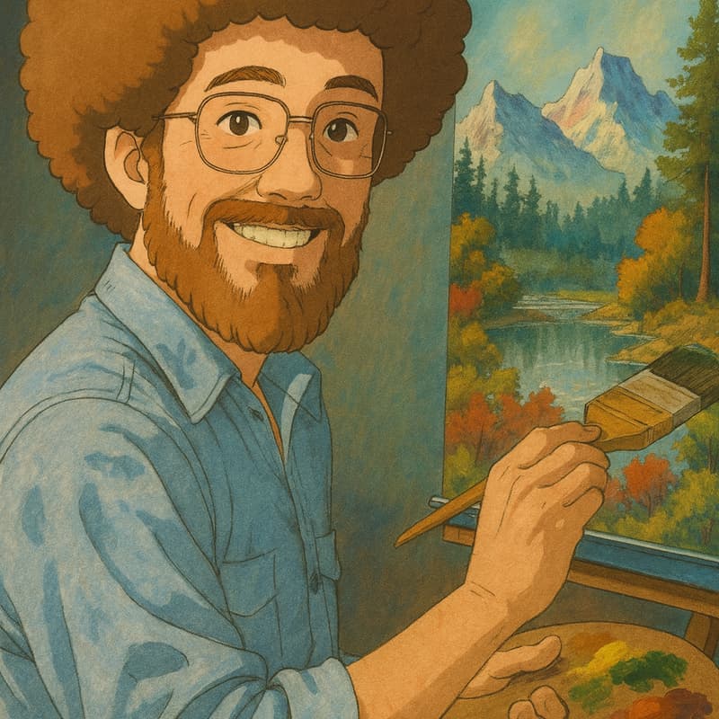Cover Image for Julius Live Bob Ross Workshop - Notebooks