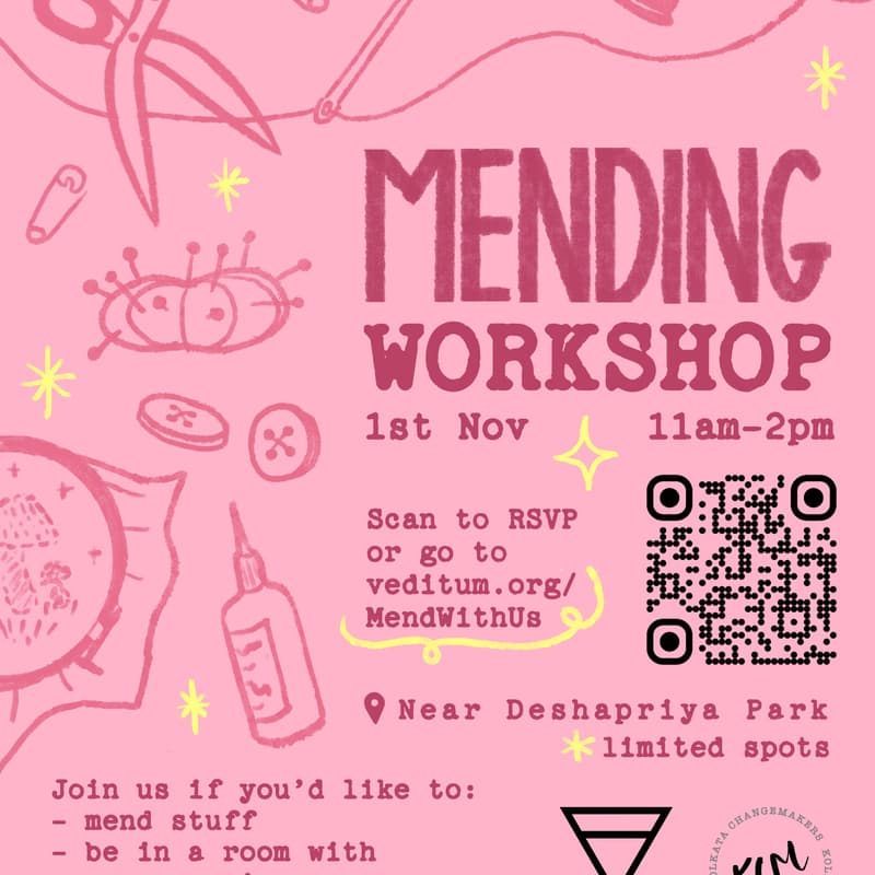 Cover Image for Mending Workshop by Shamika at the KCM Space