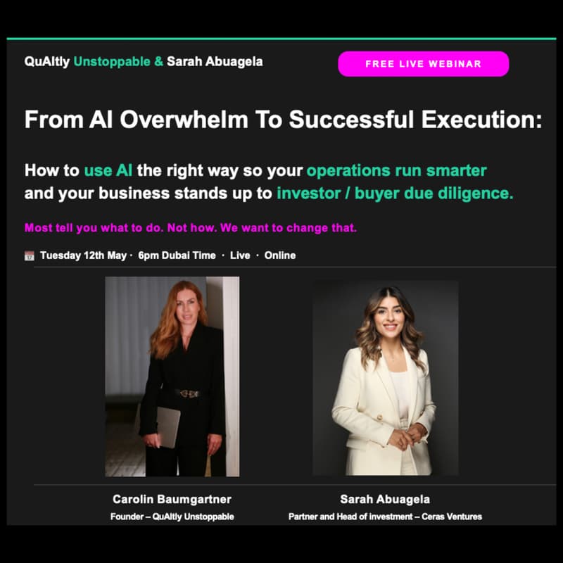 Cover Image for Webinar: From AI Overwhelm To Successful Execution