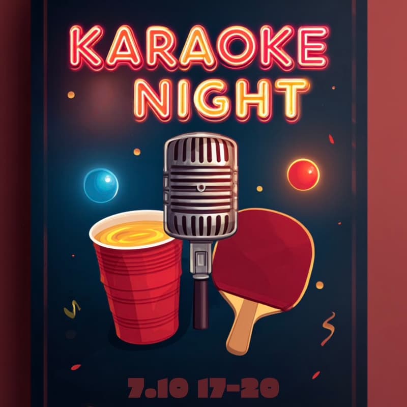 Cover Image for Karaoke night