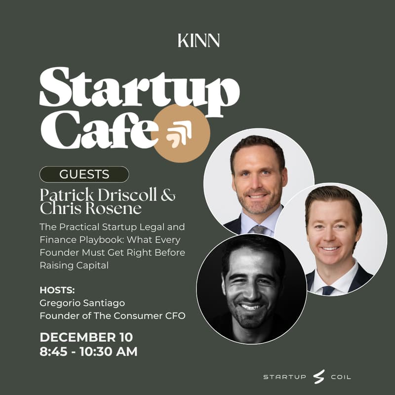 Cover Image for Startup Cafe: The Practical Startup Legal and Finance Playbook