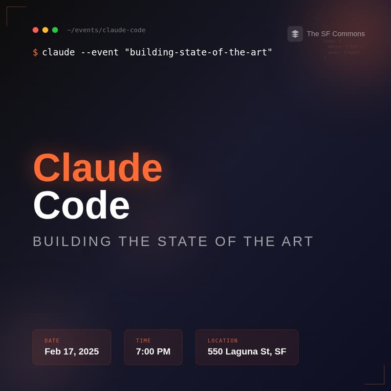 Cover Image for Claude Code: Building the State of the Art [public]