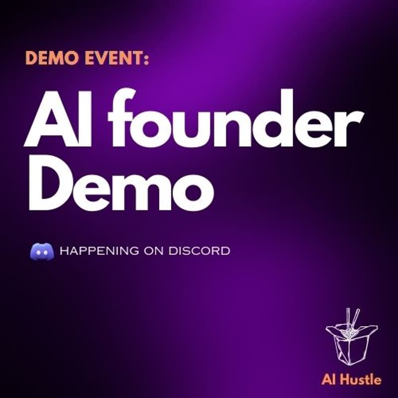 Cover Image for The AI Hustle: AI founders demo