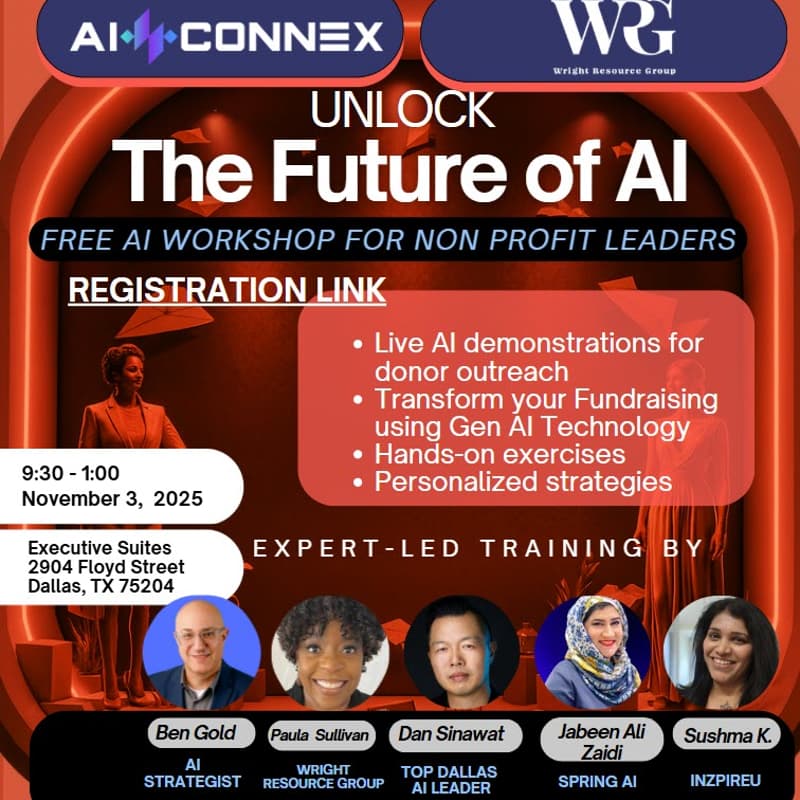 Cover Image for Free AI Workshop for Non-Profit Leaders