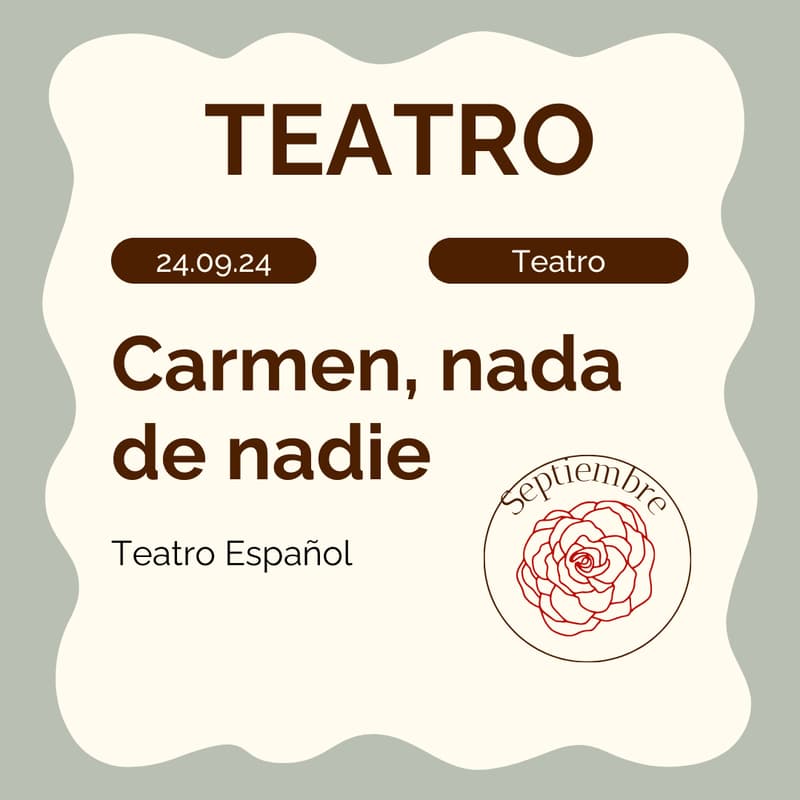 Cover Image for Teatro “Carmen, nada de nadie”