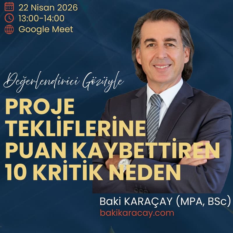 Cover Image for DEĞERLENDİRİCİ GÖZÜYLE PROJE TEKLİFLERİNE PUAN KAYBETTİREN 10 KRİTİK NEDEN