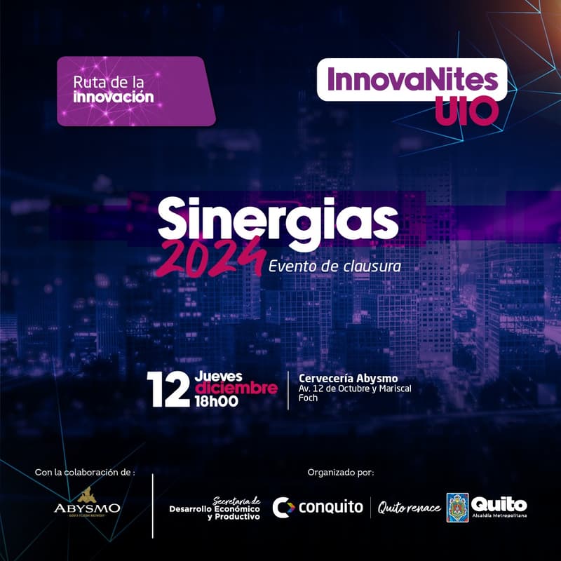 Cover Image for Sinergias 2024 - InnovaNites.UIO