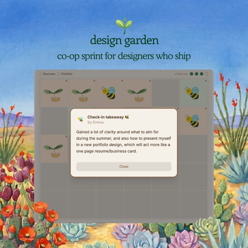 Cover Image for Design Garden — Summer Sprint Waitlist