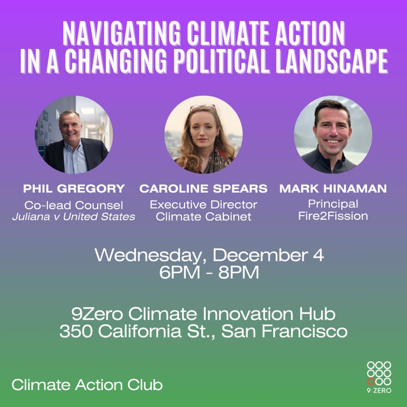Cover Image for Post-Election Climate Action Panel