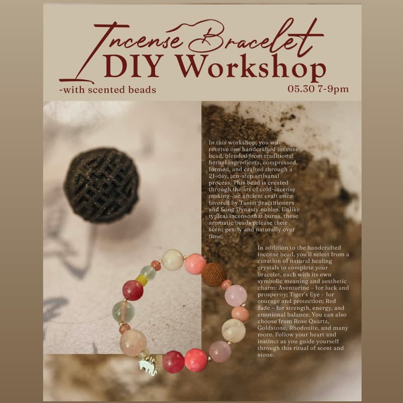 Cover Image for Incense Bracelet DIY workshop