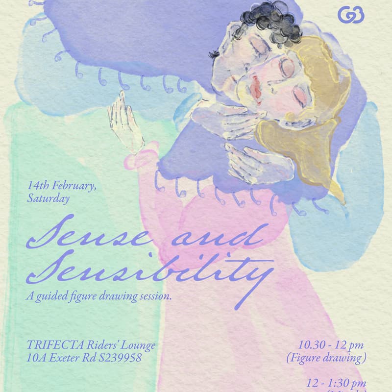Cover Image for Sense & Sensibility: Figure Drawing + Mingling Session