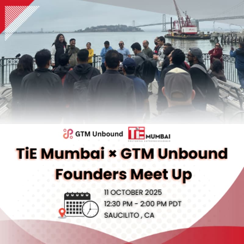 Cover Image for TiE Mumbai × GTM Unbound Founders Meet-Up