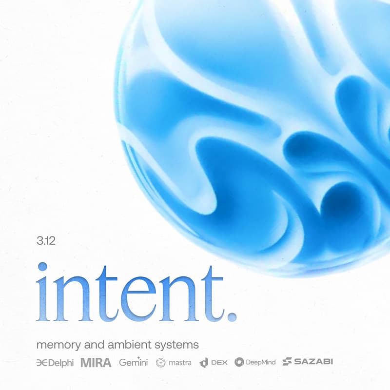 Cover Image for Intent: Memory & Context