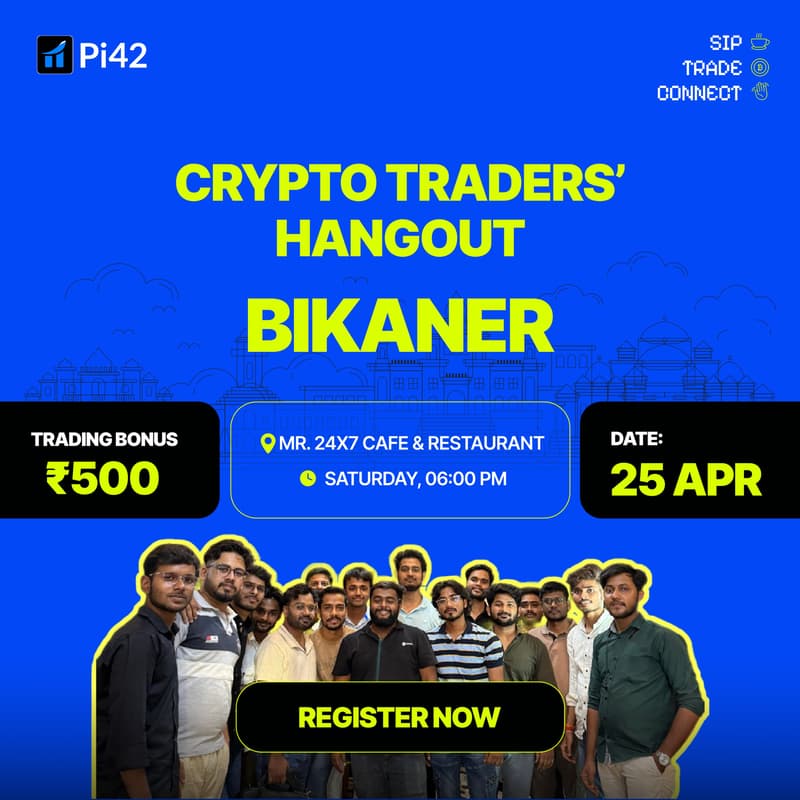 Cover Image for Pi42 Crypto Traders’ Hangout - Bikaner