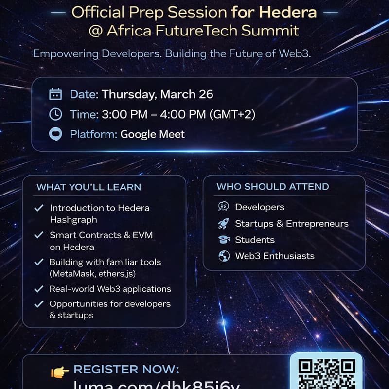 Cover Image for Web3 Without Borders - Hedera Hashgraph Info Session
