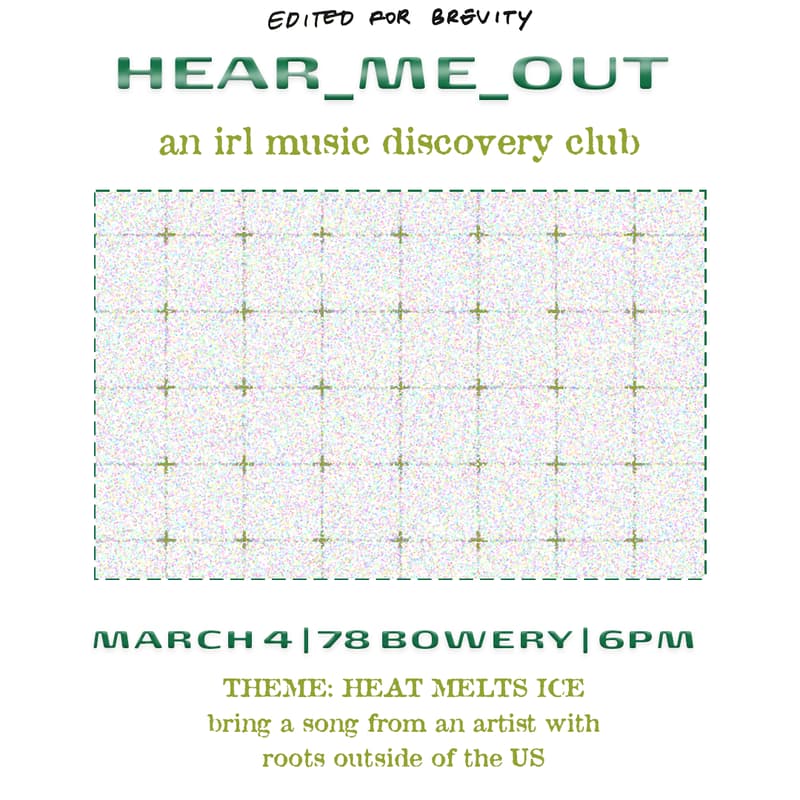 Cover Image for Hear Me Out