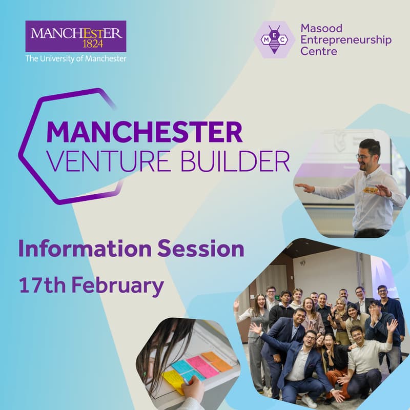 Cover Image for Manchester Venture Builder: Information Session 📝