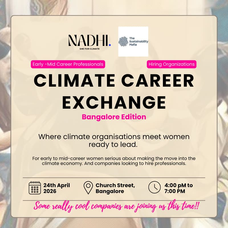 Cover Image for Climate Careers Exchange - Nadhi x The Sustainability Mafia
