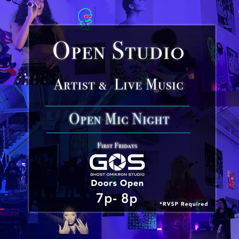 Cover Image for First Friday @ GOS Open Studio + Art + Music