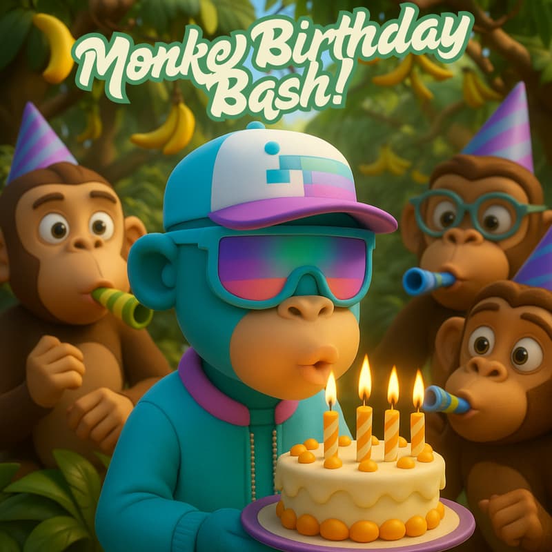 Cover Image for MonkeDAO's 4th Birthday party!