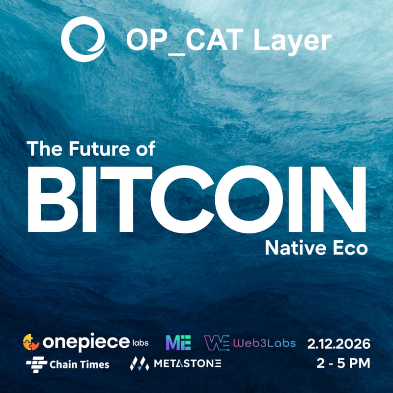 Cover Image for Build The Real BTC-Native Eco - OP_CAT Layer Soft Launch