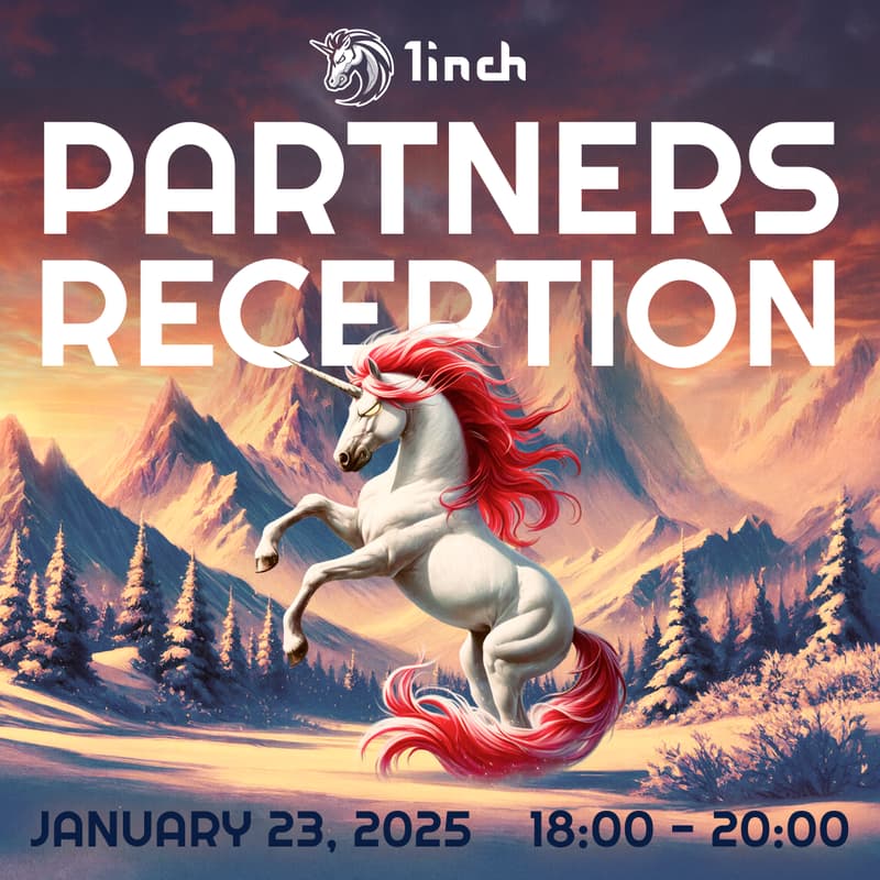Cover Image for 1inch Davos'25 - Partners Reception