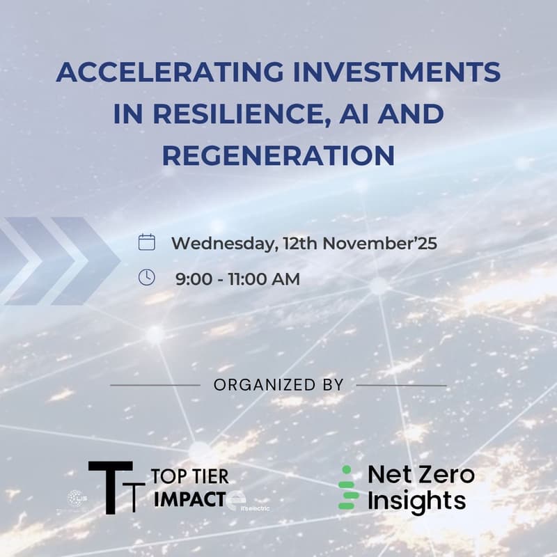Cover Image for Accelerating investments in resilience, AI and regeneration
