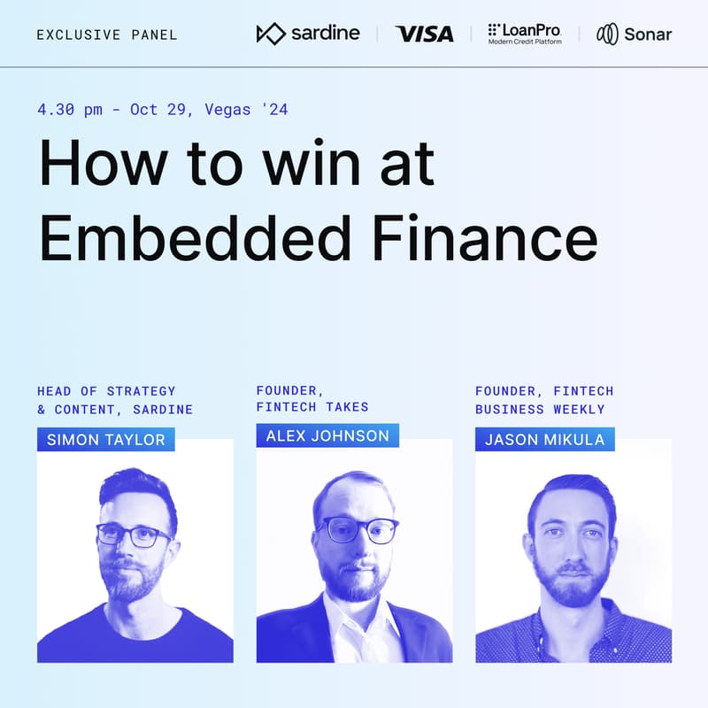 Cover Image for How to win at Embedded Finance (Exclusive Panel)
