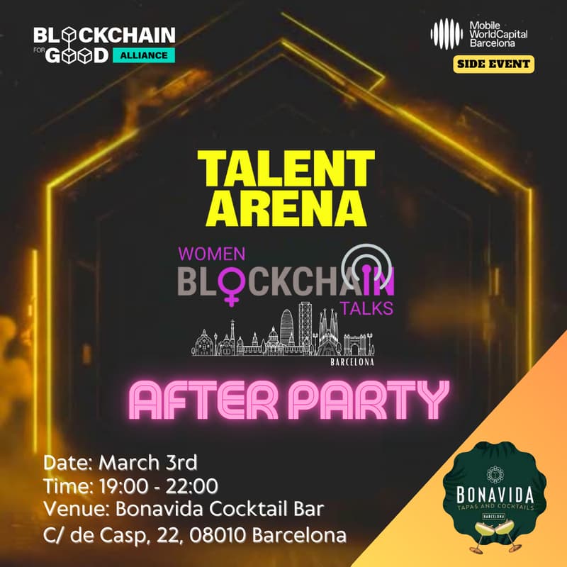 Cover Image for @MWC Talent Arena Week: SDG x Web3 Build Challenge + WiBT Barcelona After Party