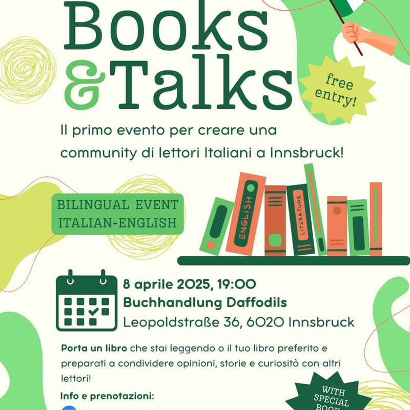 Cover Image for Books & Talks - Italiani, Innsbruck