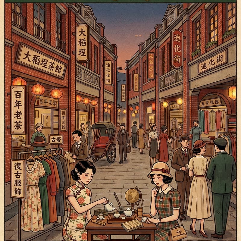 Cover Image for April 15th｜Co-working in Dadaocheng「復古進行中」