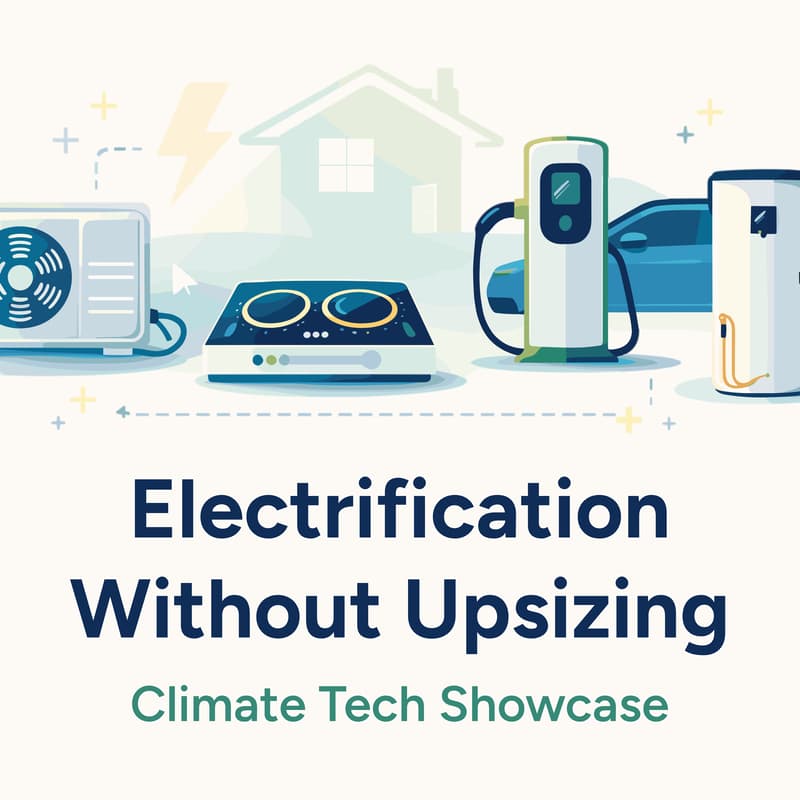 Cover Image for Electrification Without Upsizing, Climate Tech Showcase