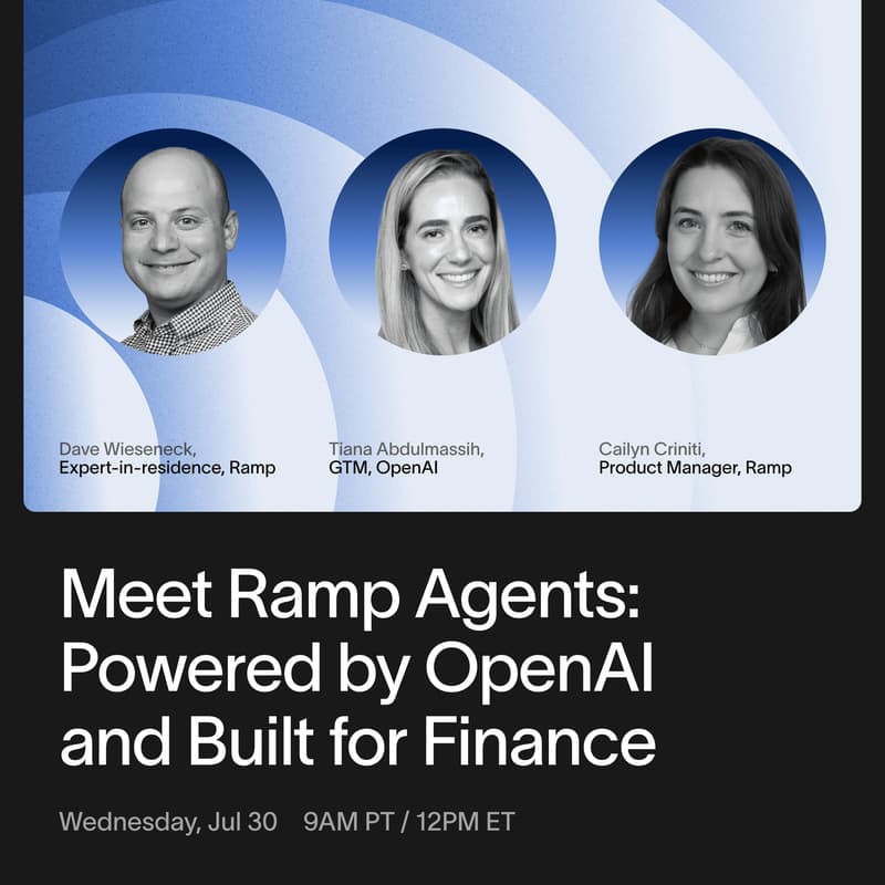 Cover Image for Meet Ramp Agents: Powered by OpenAI and Built for Finance