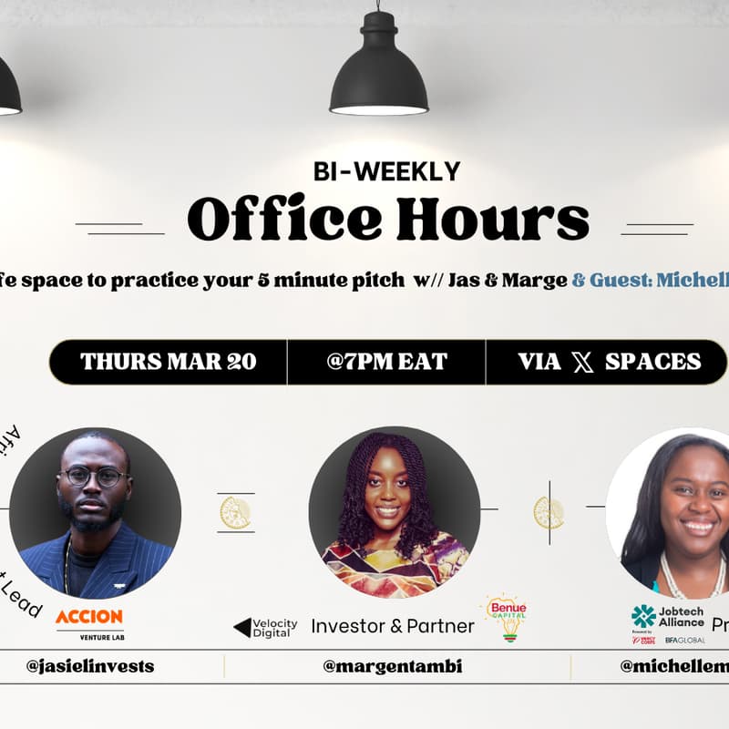 Cover Image for Bi-Weekly Office Hours with Jas, Marge & Guest: Michelle Hassan