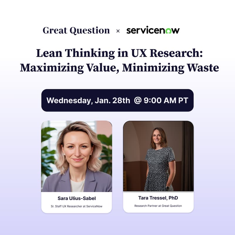 Cover Image for Lean Thinking in UX Research: Maximizing Value, Minimizing Waste