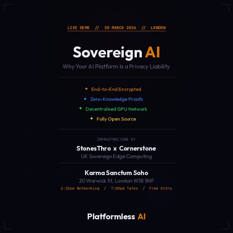 Cover Image for Sovereign AI: Live Demo — Why Your AI Platform Is a Privacy Liability
