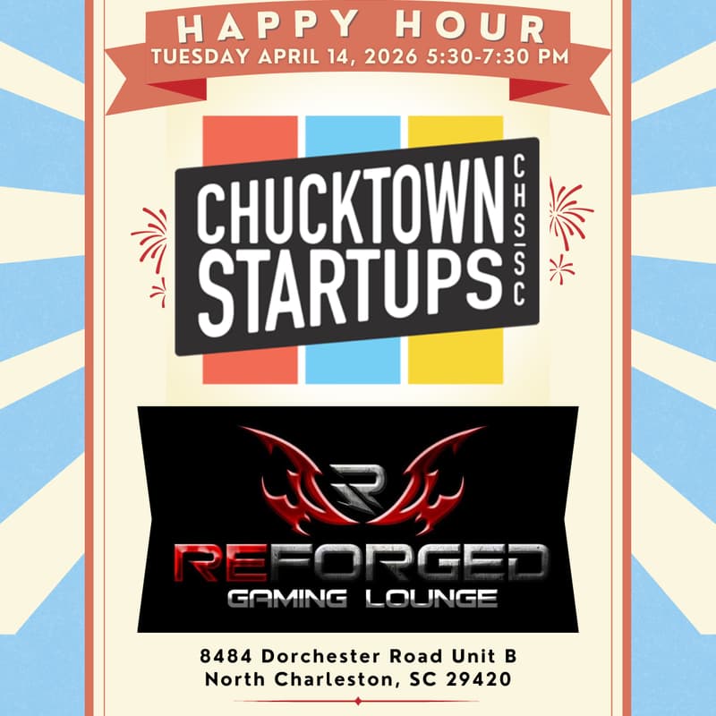 Cover Image for Chucktown Startups: April Happy Hour at Reforged Gaming Lounge
