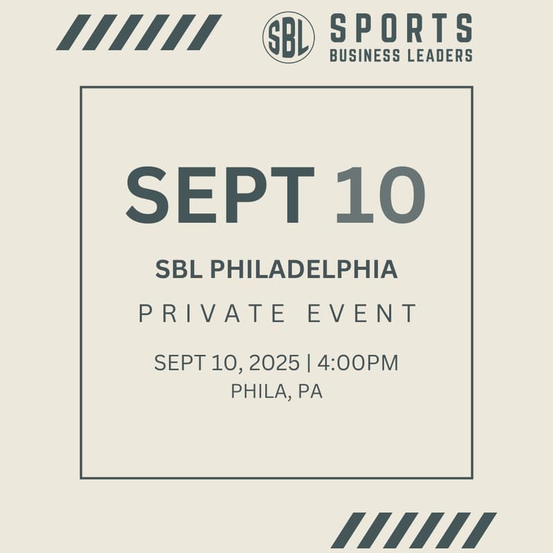 Cover Image for Sports Business Leaders, Invite-Only Philadelphia